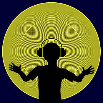 Child with hearing loss experiences the vibration and rhythm of music