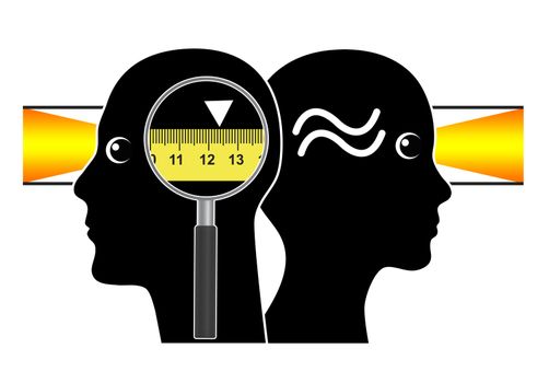 Men love precise measurements whereas women prefer rough estimations