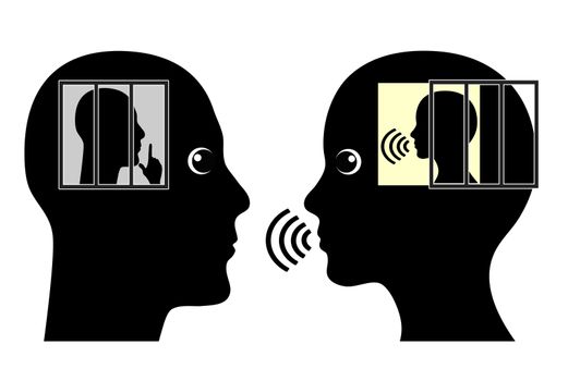 Different character traits of man and woman, introversion versus extroversion