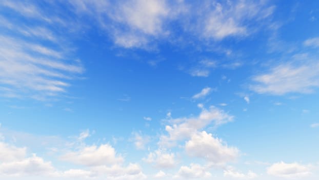 Cloudy blue sky abstract background, blue sky background with tiny clouds, 3d illustration