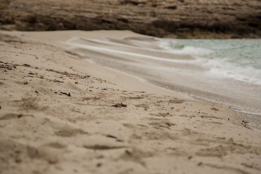 Wave on the coast of Mallorca
