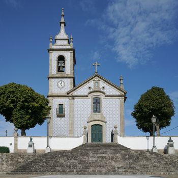 Small chapel along the Camino de Santiago trail, Arcos, Portugal