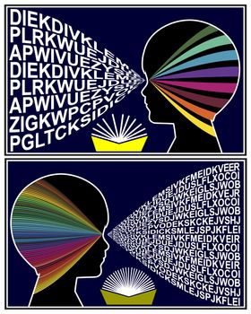 Stages of reading development and brain activities