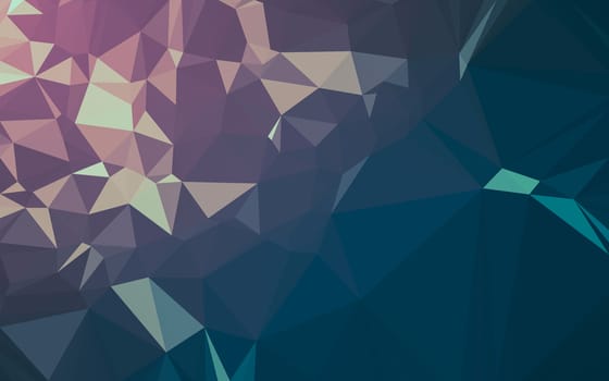 Abstract low poly background, geometry triangle, mosaic pastel color background