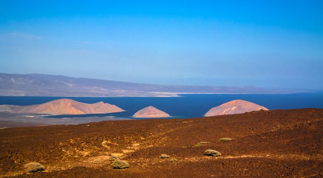 Gulf of Tadjoura, Ghoubet lake and diable island, Djibouti