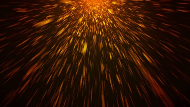Abstract background with light streaks and lines. 3d rendering