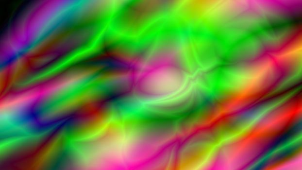 Colorful abstract painted background. Psychedelic art. 3d rendering