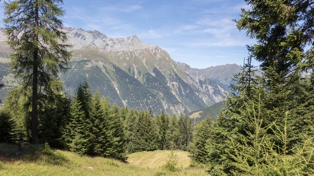 View of beautiful landscape in the Alps - Austria