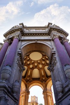 Palace Of Fine Arts, Marina District in San Francisco