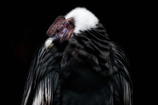 Anden Condor with a black background
