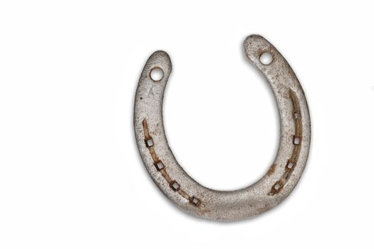 Horseshoe with white background
