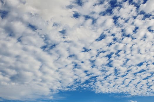 beauty of the clouds with nature at blue sky.