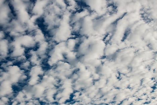 beauty of white clouds white the blue sky.