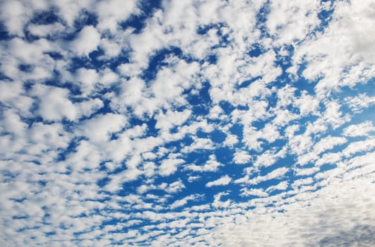 White clouds with beautiful of the sky.