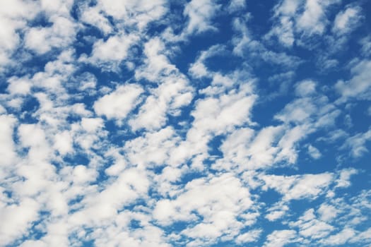 beauty of clouds with the blue sky.