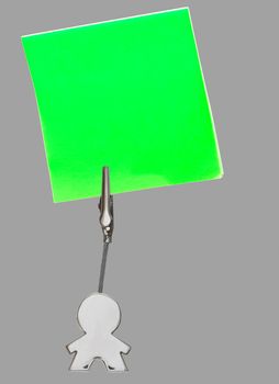 Post it Note holder - neon green