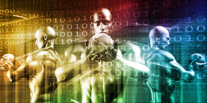Technology Concept and Digital Data Business Concept
