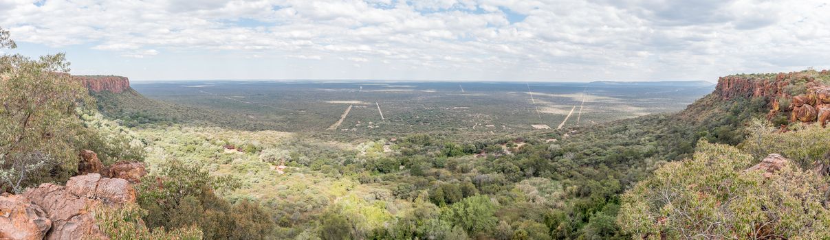 The view from the top of the Waterberg Plateau near Otjiwarongo in the Otjozondjupa Region of Namibia