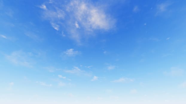 Cloudy blue sky abstract background, blue sky background with tiny clouds, 3d illustration