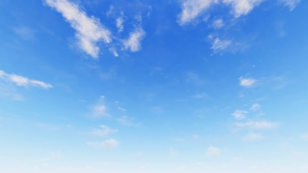 Cloudy blue sky abstract background, blue sky background with tiny clouds, 3d illustration