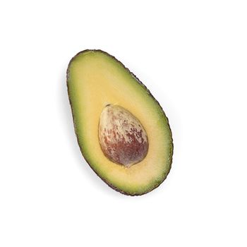 sliced avocado isolated, avocado isolated on the white background