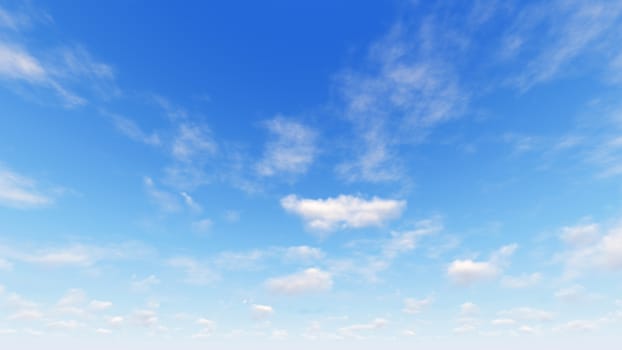 Cloudy blue sky abstract background, blue sky background with tiny clouds, 3d illustration