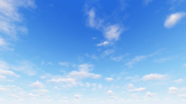 Cloudy blue sky abstract background, blue sky background with tiny clouds, 3d illustration