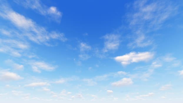 Cloudy blue sky abstract background, blue sky background with tiny clouds, 3d illustration