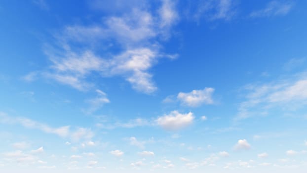 Cloudy blue sky abstract background, blue sky background with tiny clouds, 3d illustration