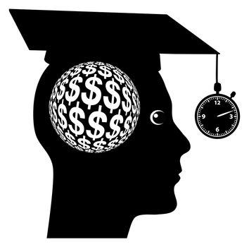 Student expecting to make a fast buck in a short time after graduating from college or university