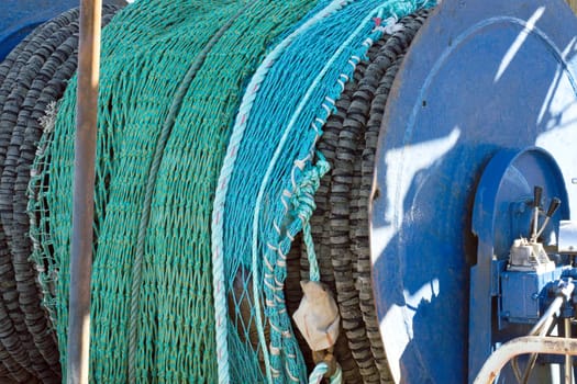 Fishing nets in Hanstholm Denmark