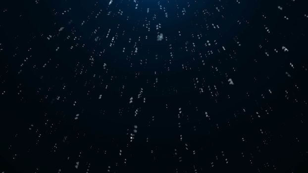 Abstract background with snow. Digital illustration. 3d rendering