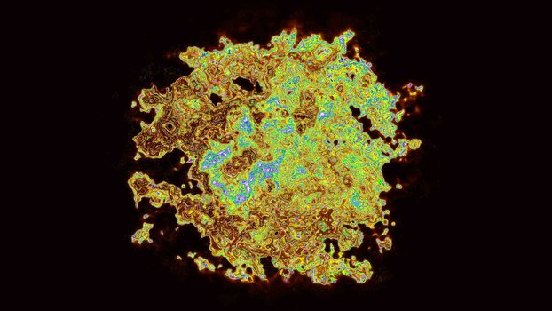 Abstract background. Microscopic virus. Digital illustration 3d rendering