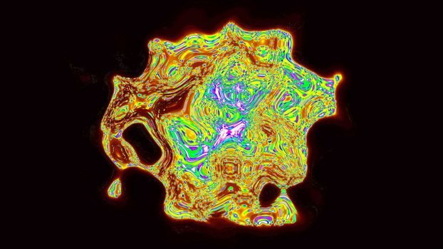 Abstract background. Microscopic virus. Digital illustration 3d rendering