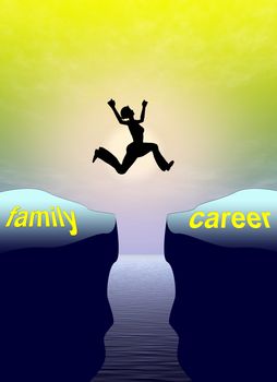 The compatibility of family and work is accompanied by risks and might fall through