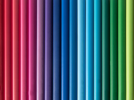 An Abstract Background Of Multiple Colored Pencils