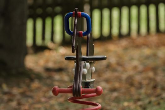 Equipment on a children's playground