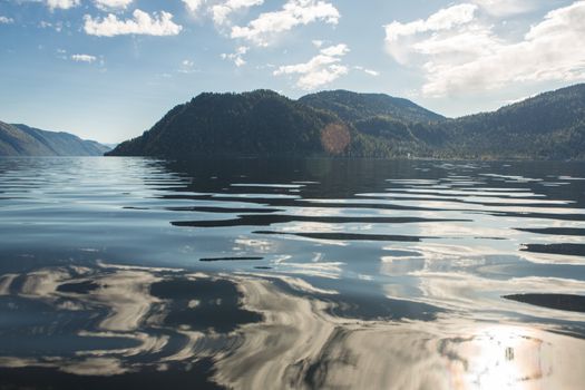 blue lake when the weather is nice