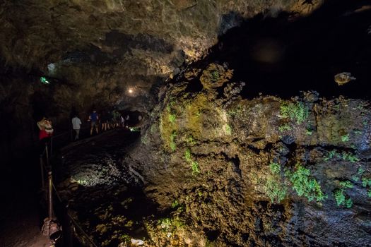 Volcanic Caves of Sao Vicente, located in Madeira island, Portugal.