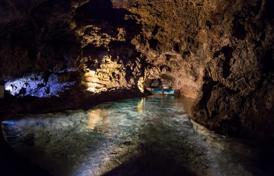 Volcanic Caves of Sao Vicente, located in Madeira island, Portugal.
