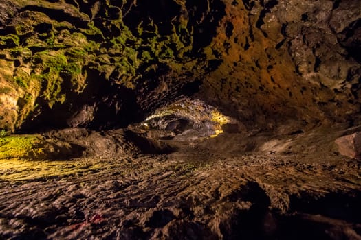 Volcanic Caves of Sao Vicente, located in Madeira island, Portugal.
