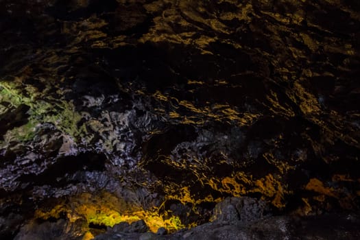 Volcanic Caves of Sao Vicente, located in Madeira island, Portugal.
