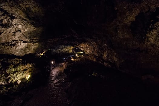 Volcanic Caves of Sao Vicente, located in Madeira island, Portugal.