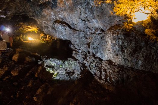 Volcanic Caves of Sao Vicente, located in Madeira island, Portugal.