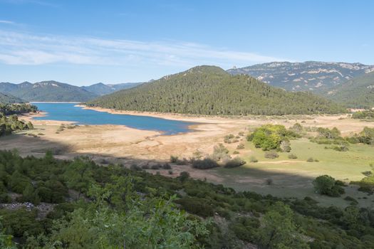 Rodriguez de la fuente lookout, Tranco reservoir, Cabeza de la viña Island, Cazorla, Jaen, Spain