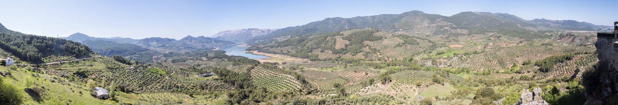 Aguilon lookout, Hornos de Segura, Guadalquivir river view, Jaen, Spain