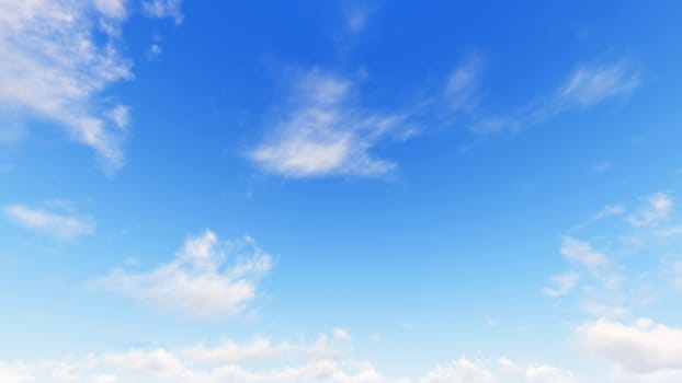 Cloudy blue sky abstract background, blue sky background with tiny clouds, 3d illustration