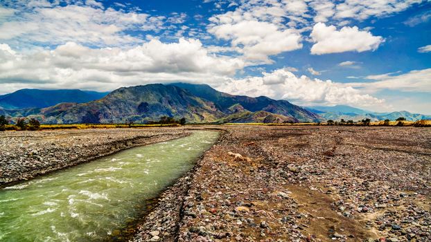 Landscape of Ramu river and valley, Madang, Papua New Gunea