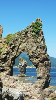 Cape Velikan giant, nature sculpture, Sakhalin island Russia