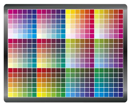 Color chart to get accurate and predictable prints